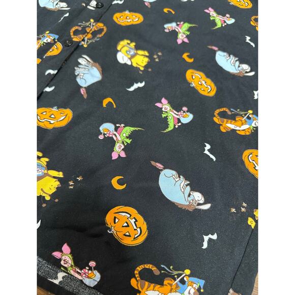 Disney Winnie The Pooh Halloween Women Large Button Her Universe All Over Print - Picture 10 of 12